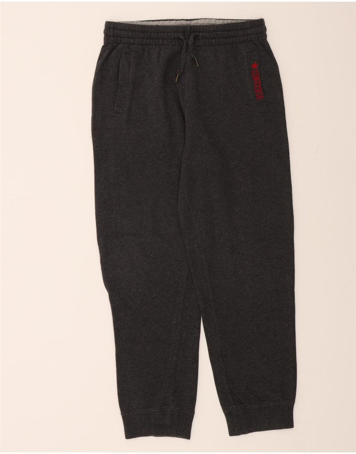 CONVERSE Mens Tracksuit Trousers Joggers Large  Grey Cotton Vintage Converse and Second-Hand Converse from Messina Hembry 