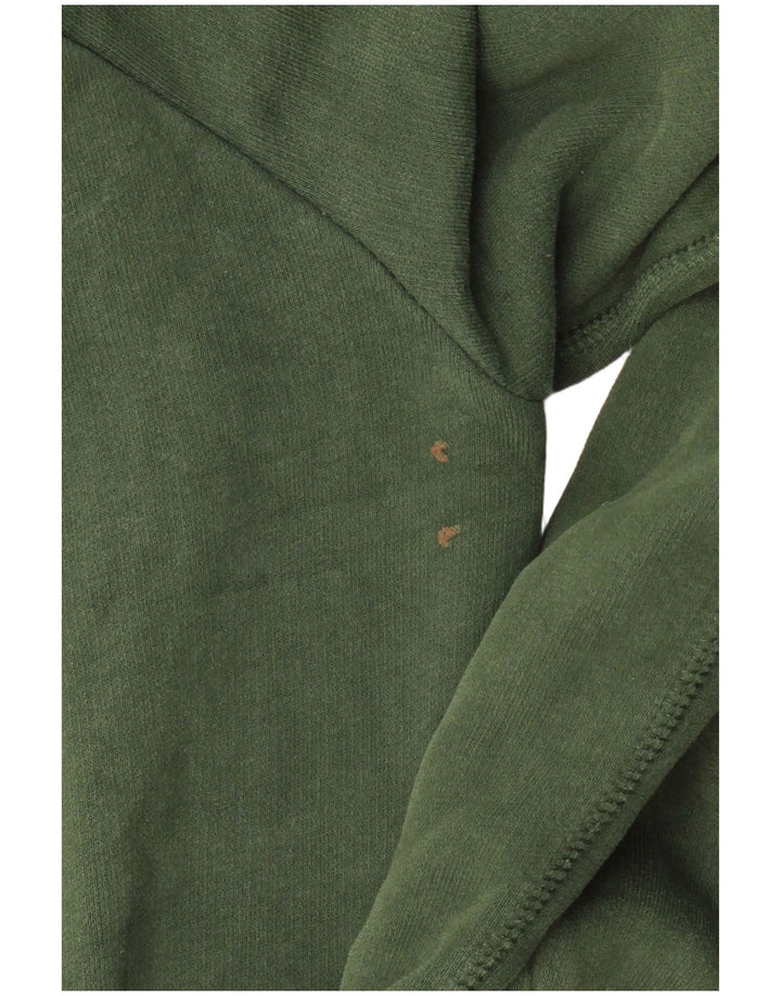 SUPERDRY Pull à Capuche Zippé Graphique Homme Kaki Moyen