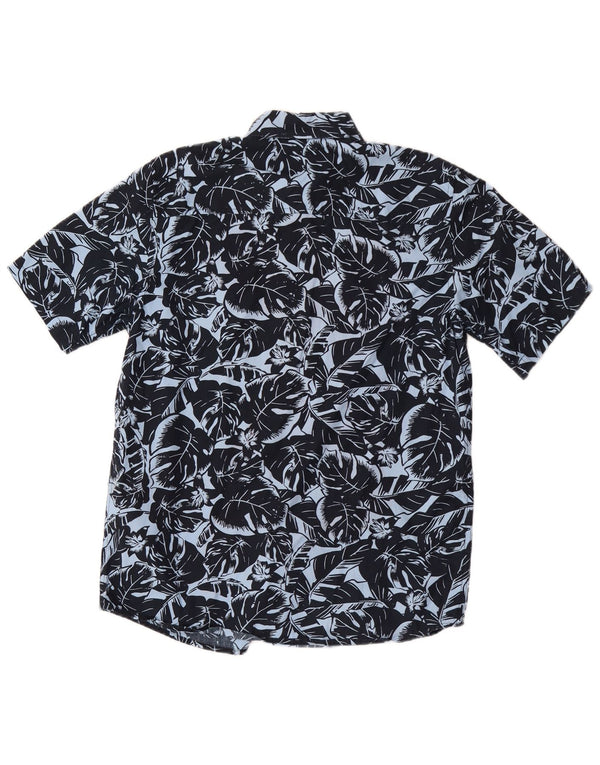 Carhartt Chemise à manches courtes pour homme en coton floral bleu marine moyen