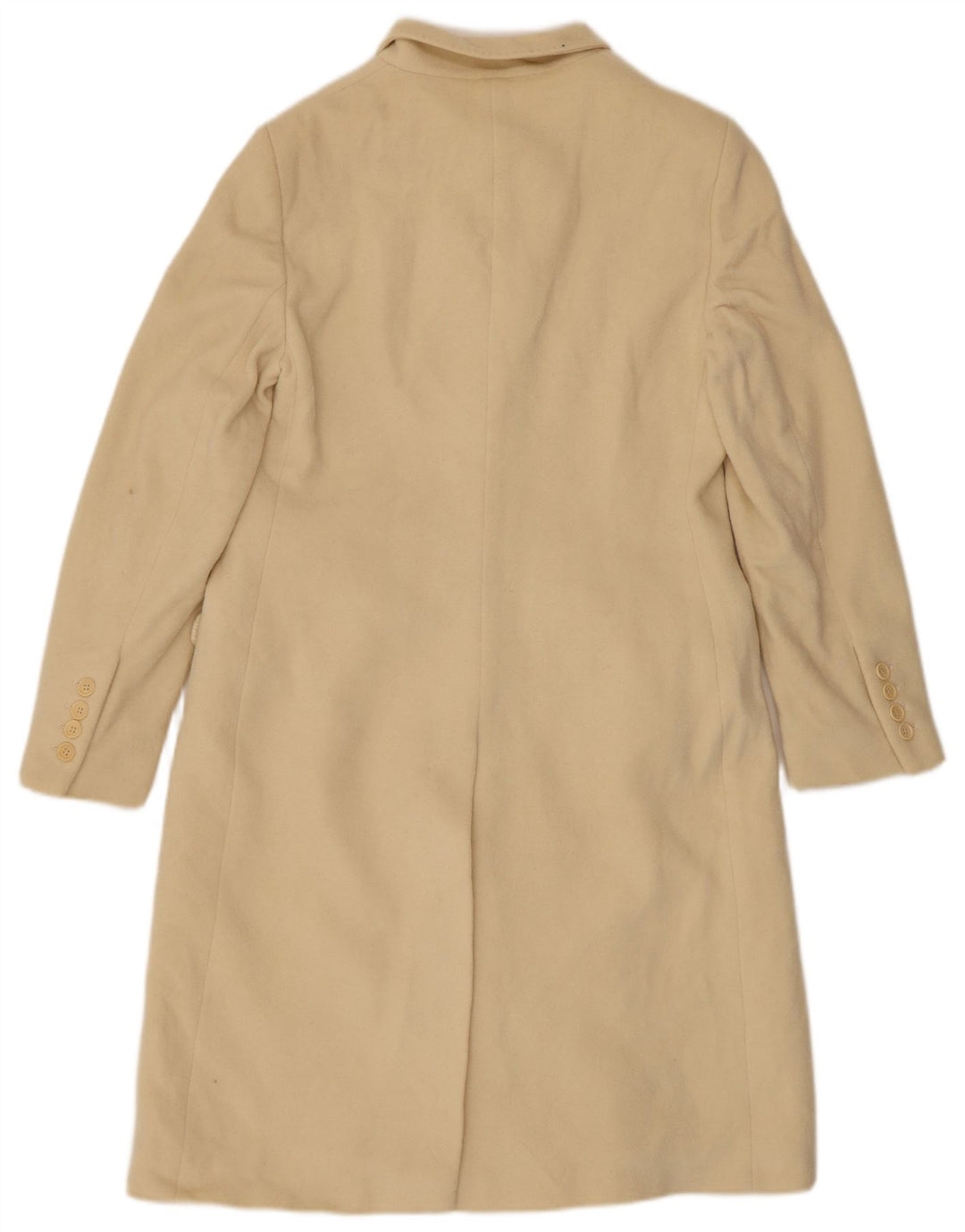 Whistler Trench-coat coupe régulière pour femme UK 14 en laine blanc cassé moyen
