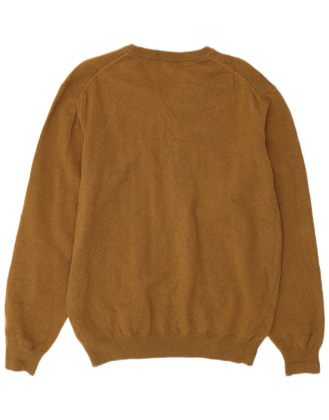 GANT Pull col V Homme XL Kaki Lambswool