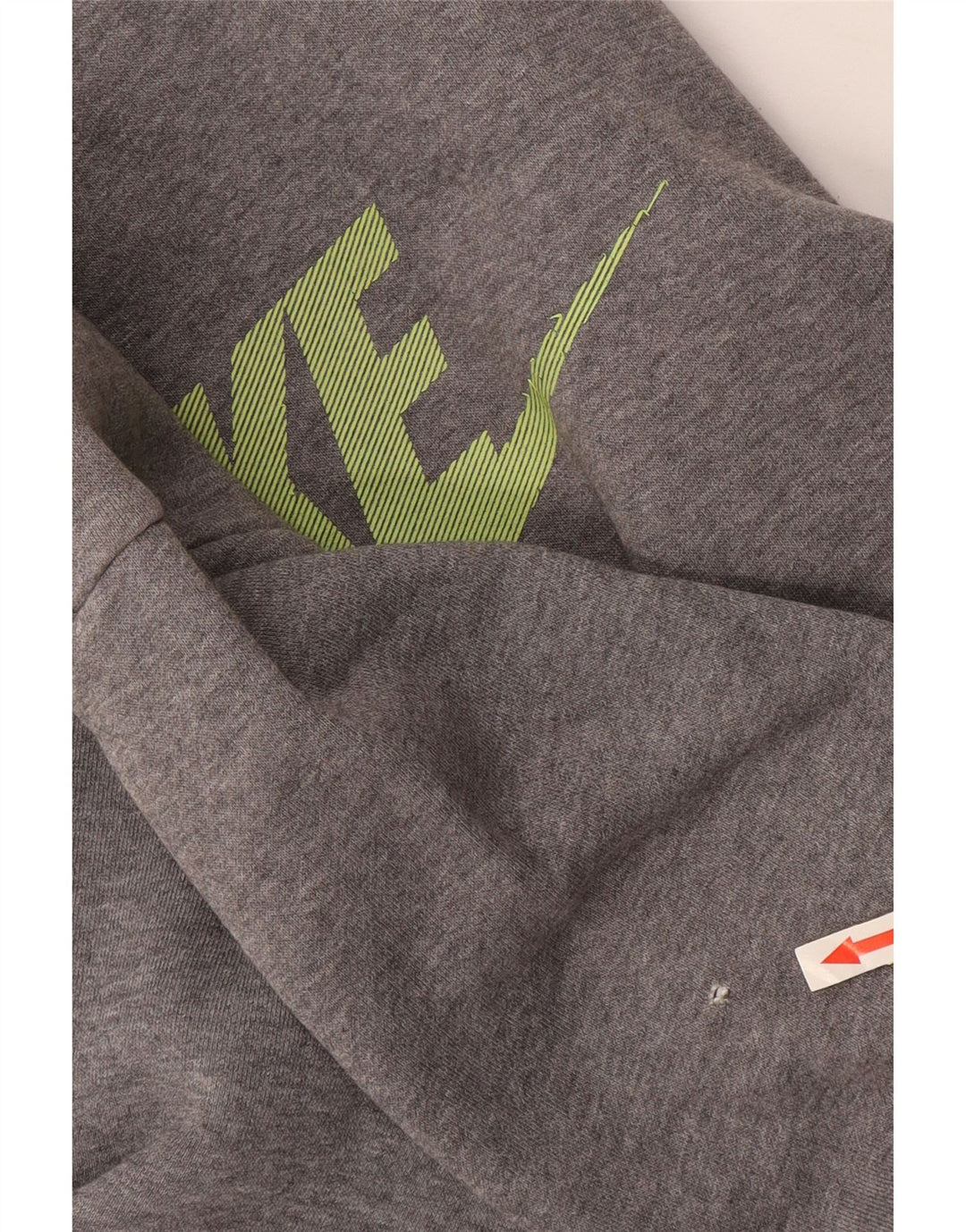 NIKE Sweat-shirt graphique pour hommes en coton color block petit gris