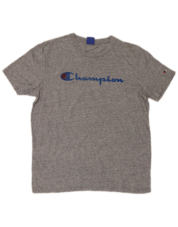 Champion T-Shirt Graphique Homme Grand Gris Moucheté