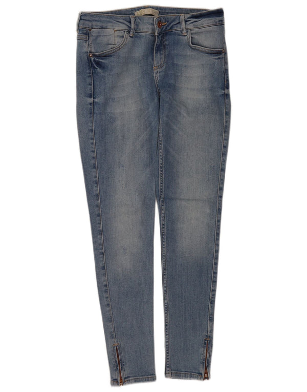 Zara Jean skinny pour femme EU 38 Small W28 L28 Bleu