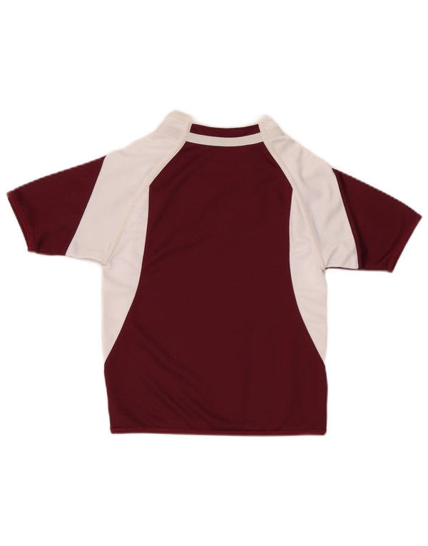 Canterbury T-Shirt Garçon 5-6 Ans Bordeaux Colourblock Polyester