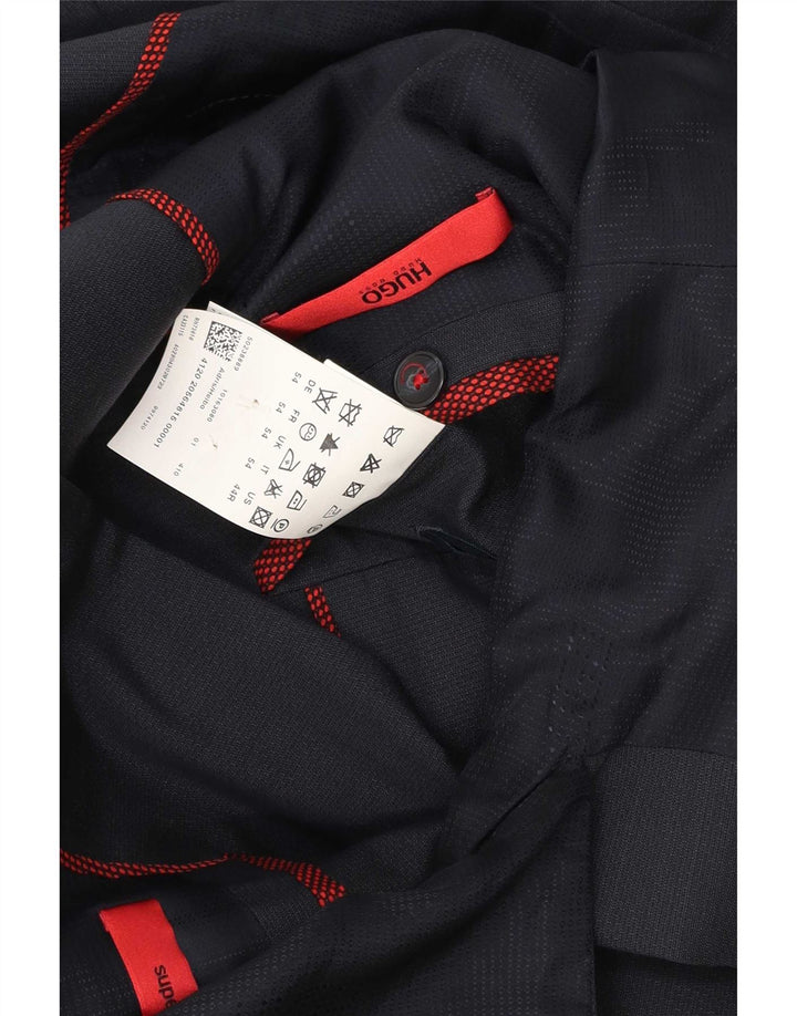 Hugo Boss Veste blazer à 2 boutons pour homme UK 54 2XL Bleu marine Laine