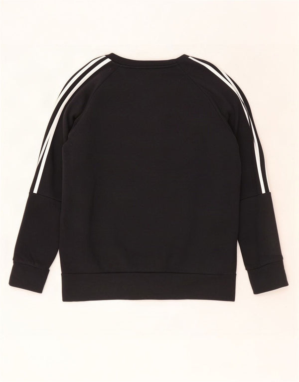 Adidas Sweat-shirt pour femme UK 16/18 Large Noir Coton