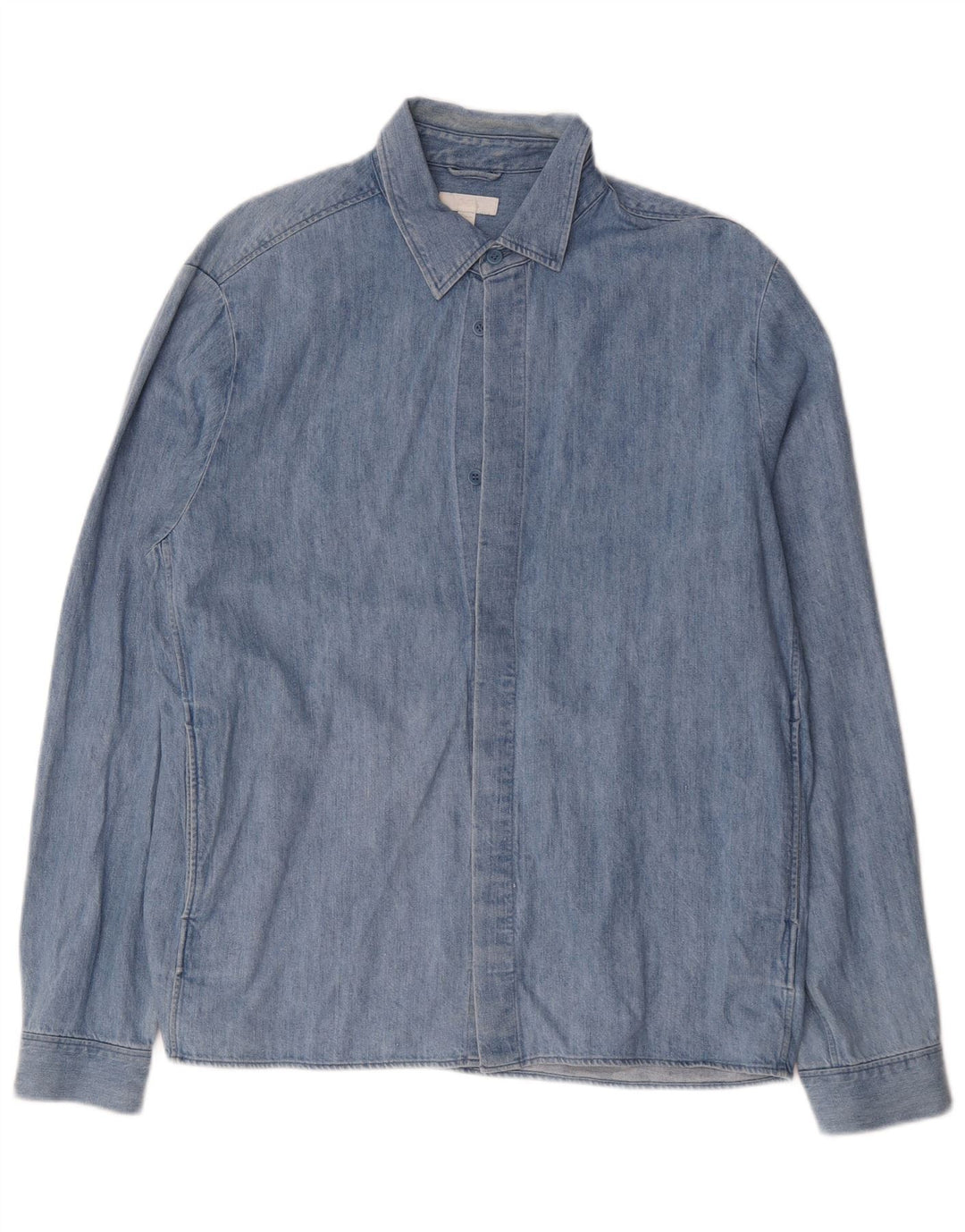 Cos Chemise en Jean Homme Grand Bleu Coton