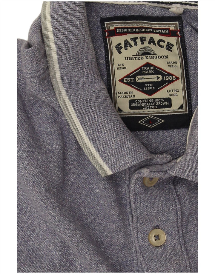 Fat Face Polo Homme Grand Bleu Coton