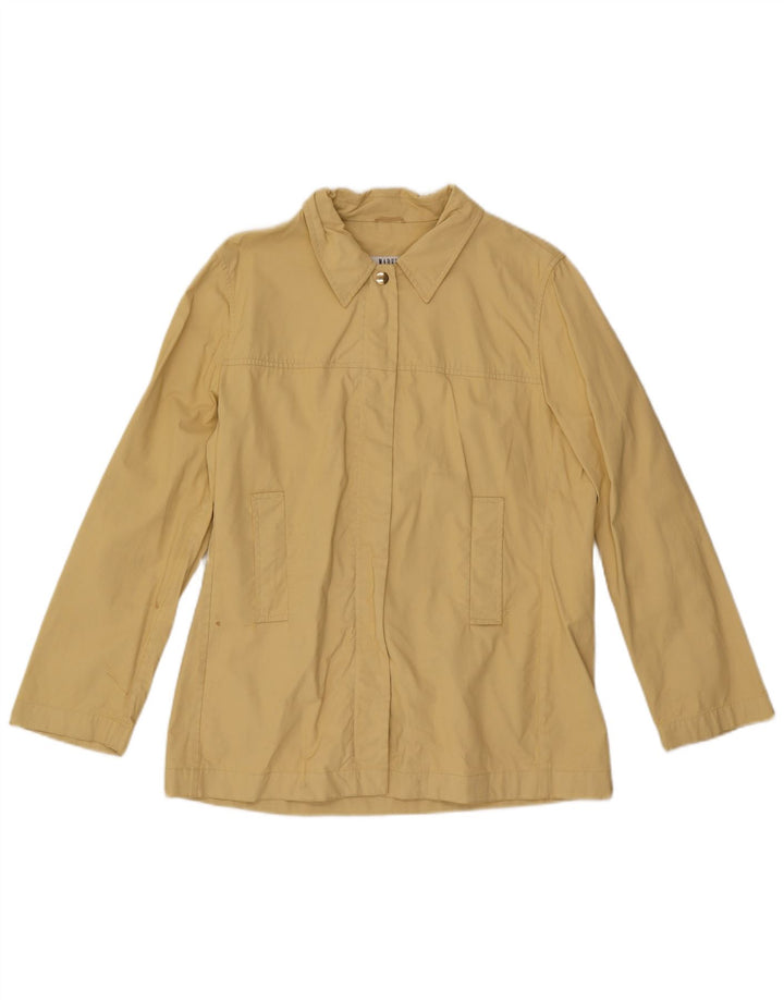 Marella Veste Bomber Femme UK 14 Grand Coton Jaune