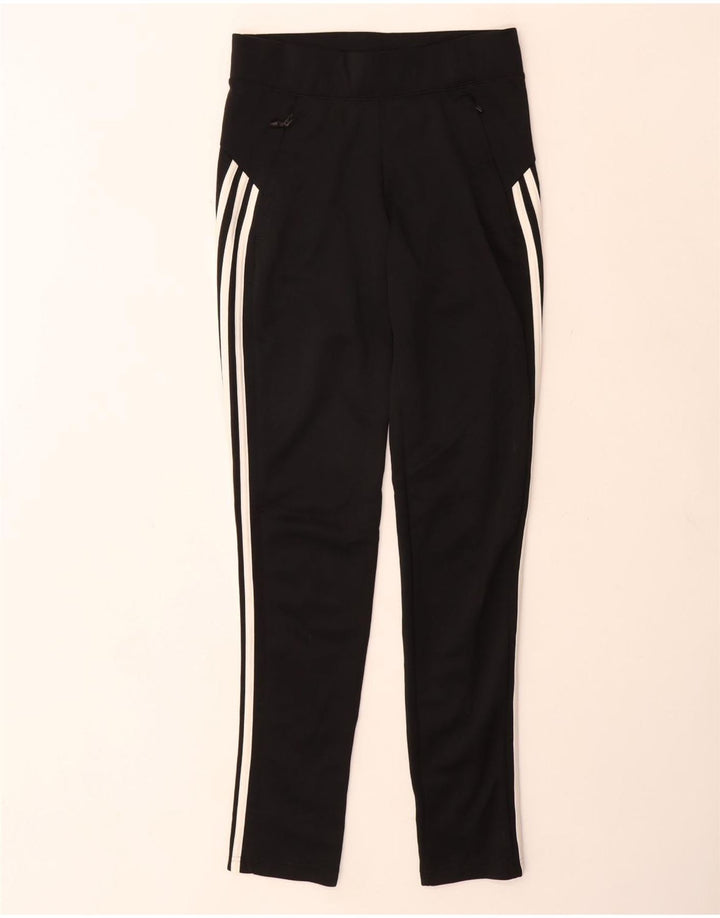 Adidas Leggings Femme UK 4/6 XS Noir Polyester