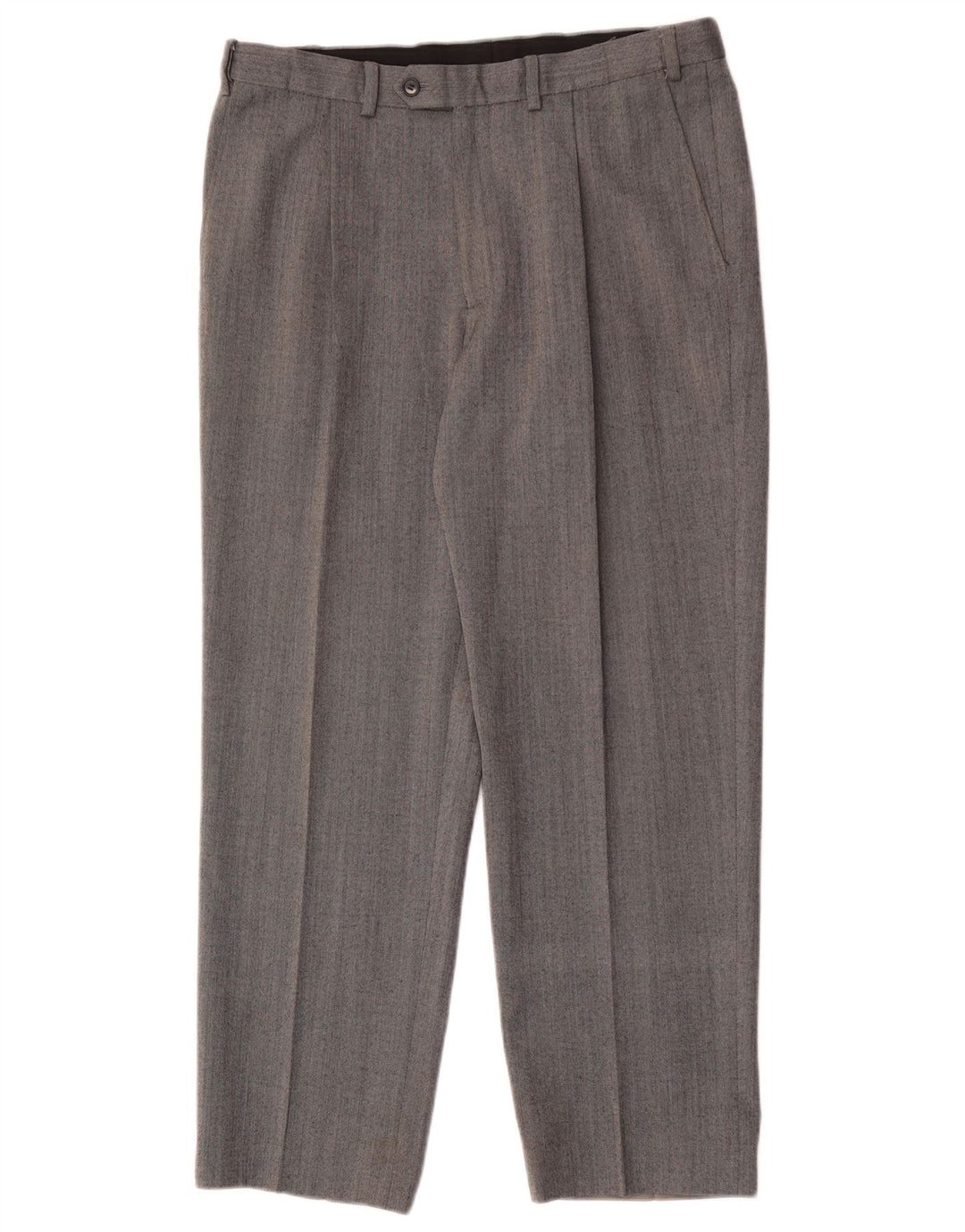 Marks & Spencer Pantalon de Costume Droit Performance Homme W34 L29 Gris Laine