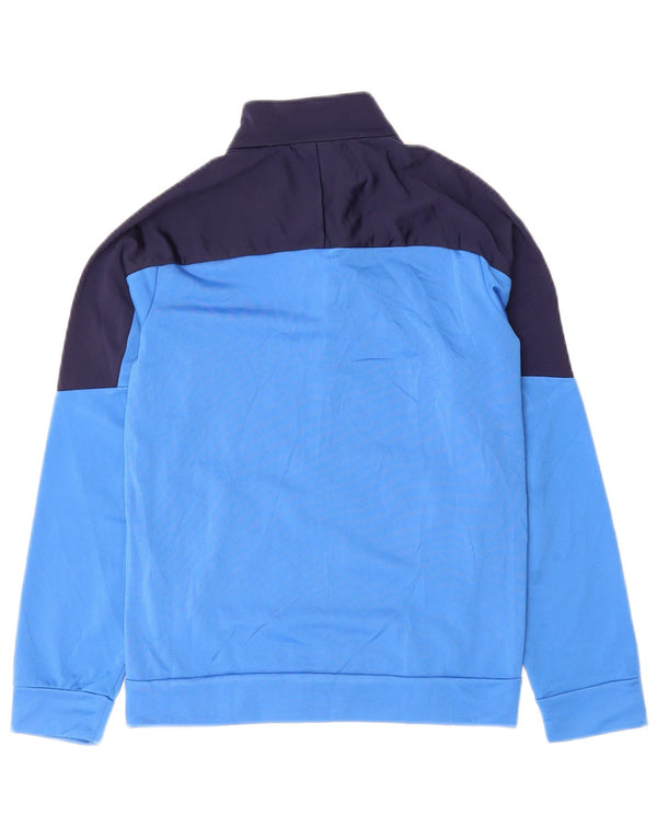 Puma Boys Graphic Tracksuit Top Jacket 11-12 Years Blue Colourblock