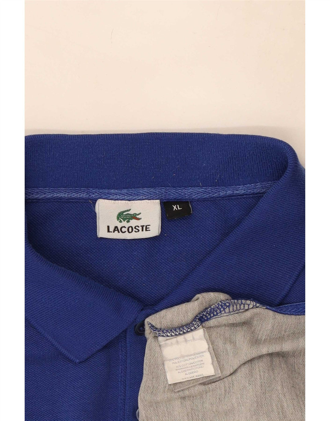 Lacoste Polo XL Homme Rayé Multicolore Polyester