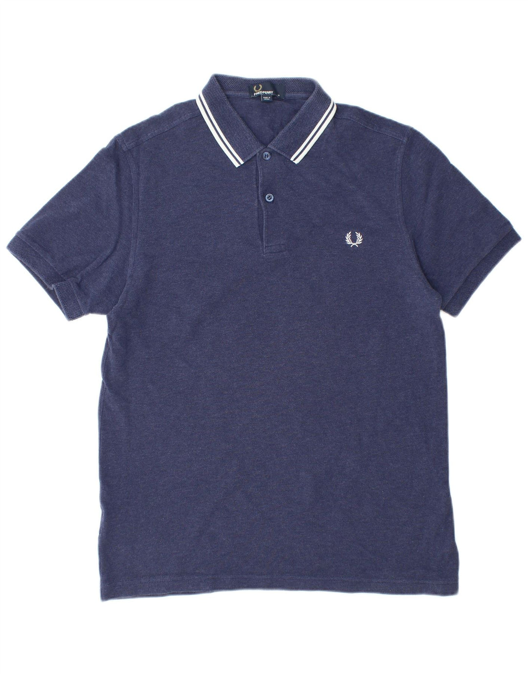 FRED PERRY Polo Homme Bleu Marine Moyen Coton