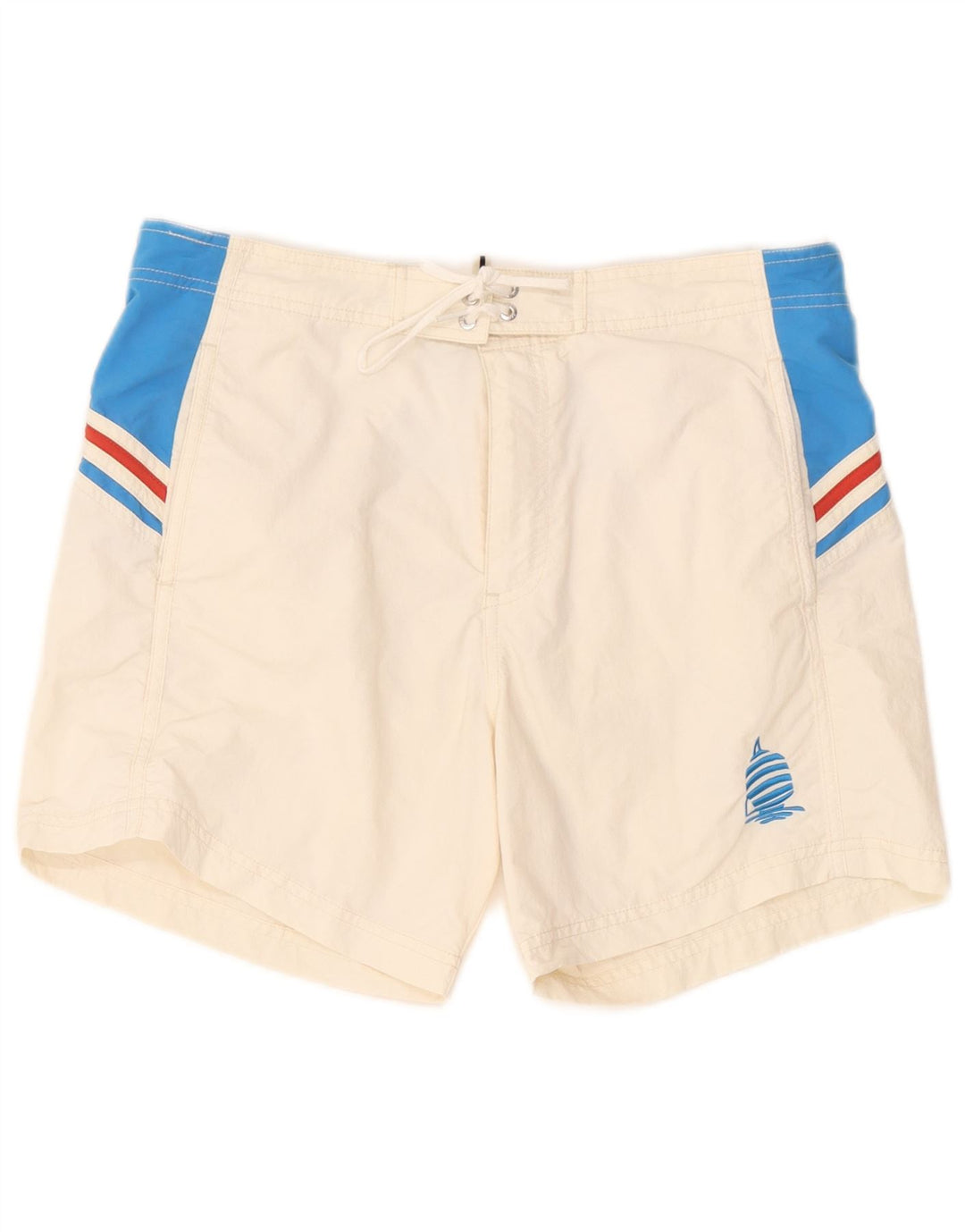 Marina Yachting Short de Bain Homme Large Blanc Colorblock Polyamide