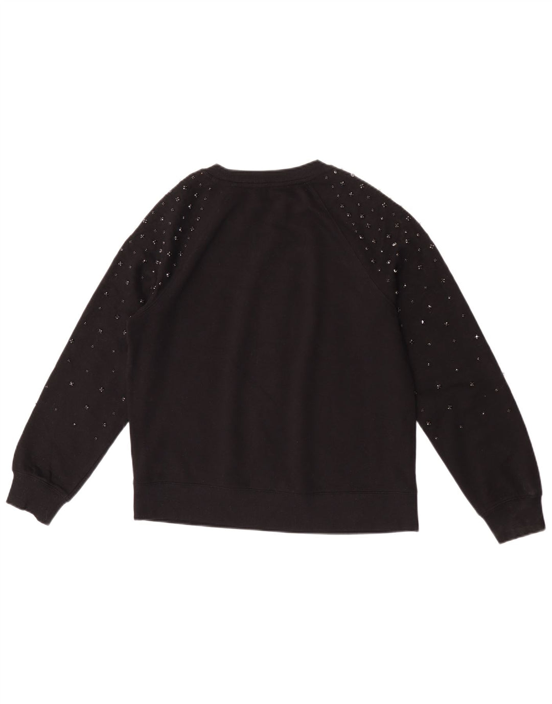 Marks & Spencer Sweat-shirt surdimensionné pour femme UK 6 XS Noir Coton