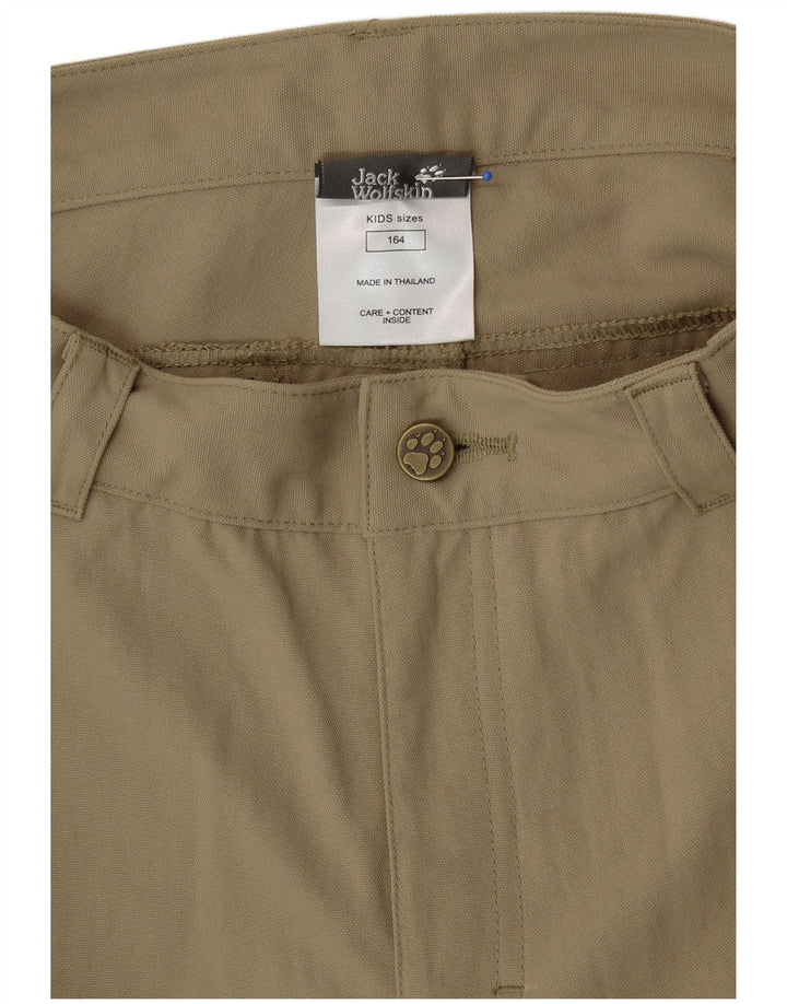 Jack Wolfskin Short Cargo Graphique Garçon 13-14 Ans W28 Beige Polyamide