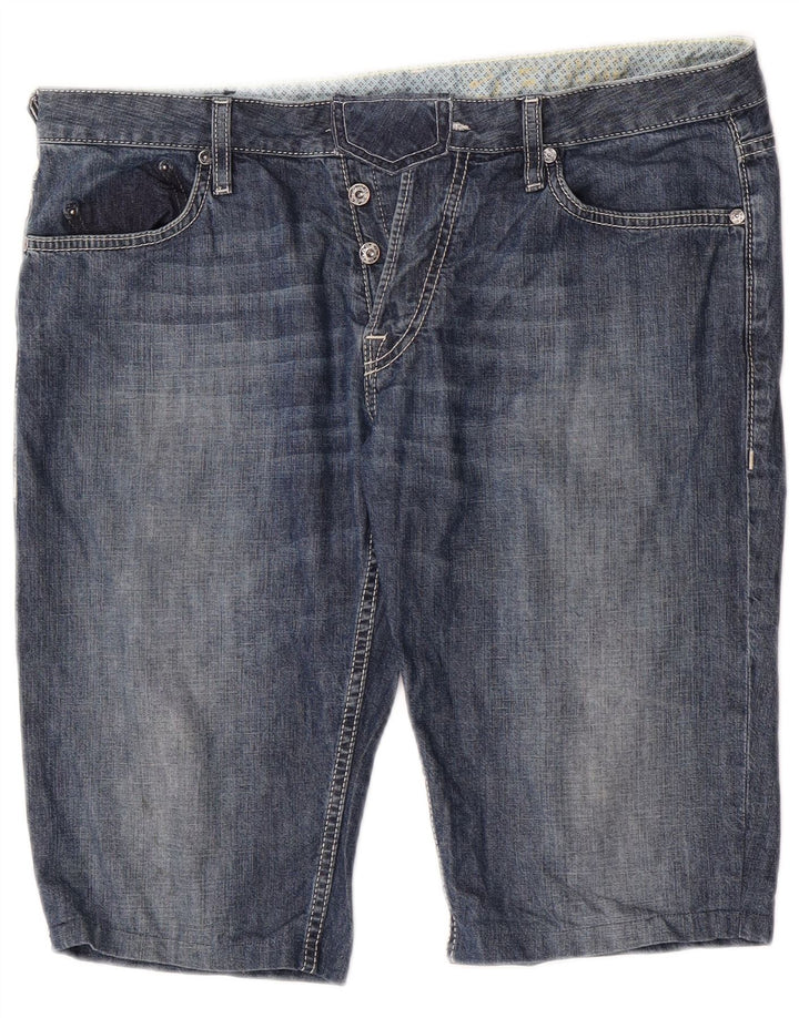 Gas Short en jean pour homme W34 Grand Bleu