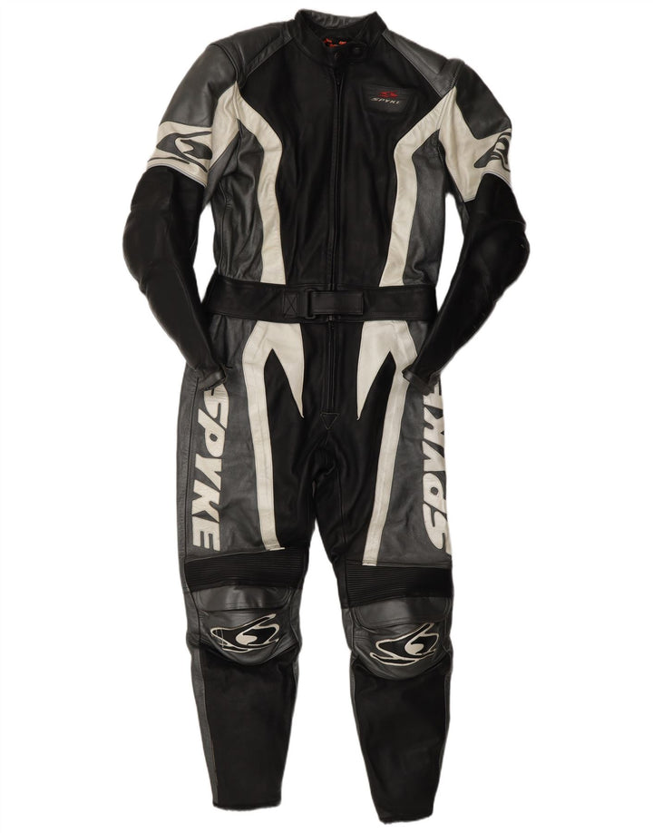 Spyke Combinaison en cuir pour femme IT 44 Moto en cuir noir moyen
