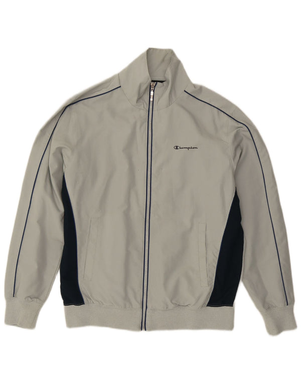 CHAMPION Veste de Survêtement Homme Gris Moyen Colorblock Polyester