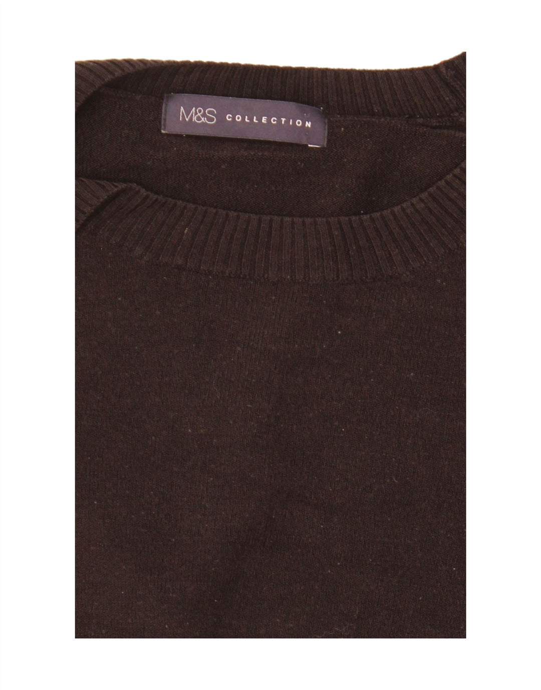 Marks & Spencer Pull col bateau pour femme UK 12 Medium Noir