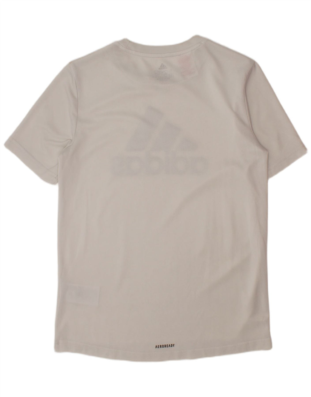 ADIDAS Haut T-Shirt Graphique Garçon 11-12 ans Blanc Polyester