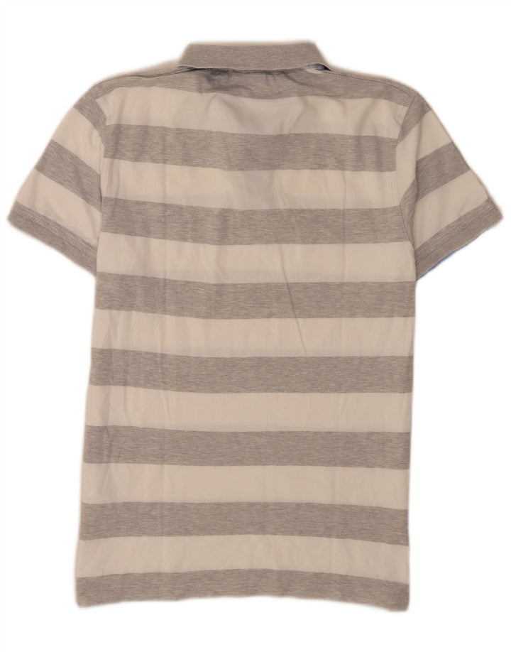 Gant Polo Homme Gris Moyen Rayé Coton