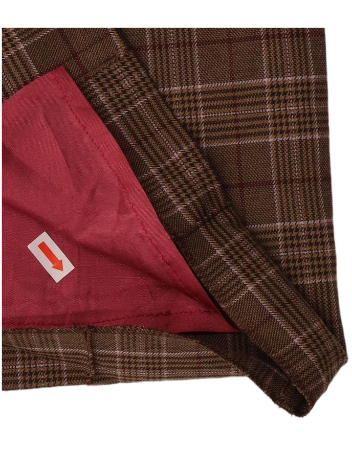 Max & Co. Jupe crayon pour femme IT 38 petit marron à carreaux classique