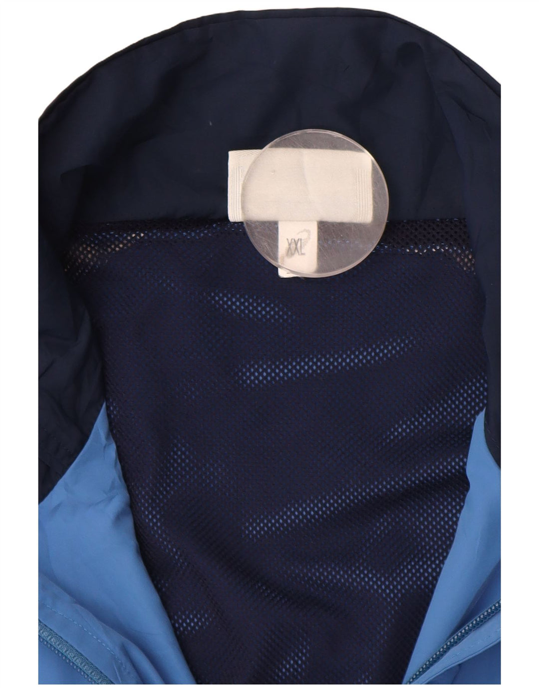 Asics Veste de survêtement pour homme 2XL Bleu Colorblock Polyester