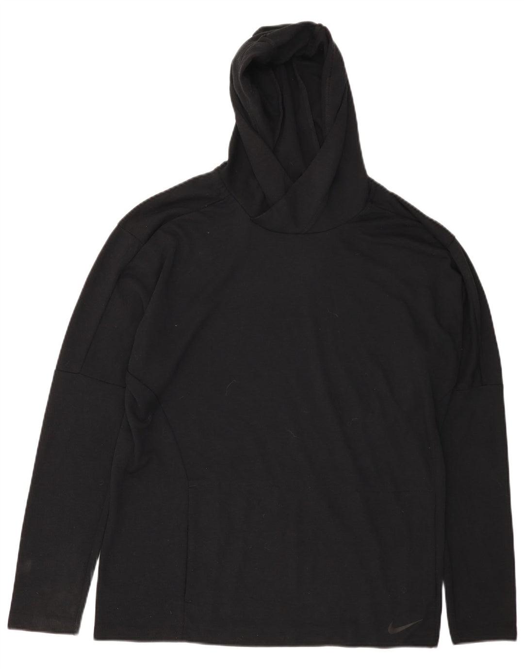 Nike Haut à capuche Dri Fit à manches longues pour homme Noir moyen