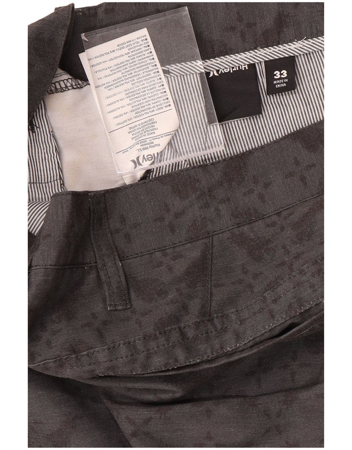 Hurley Short Chino Homme W33 Gris Moyen Géométrique Polyester