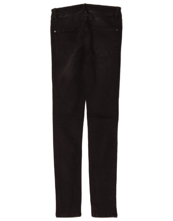 Massimo Dutti Jean skinny pour femme EU 34 2XS W24 L29 Noir Coton