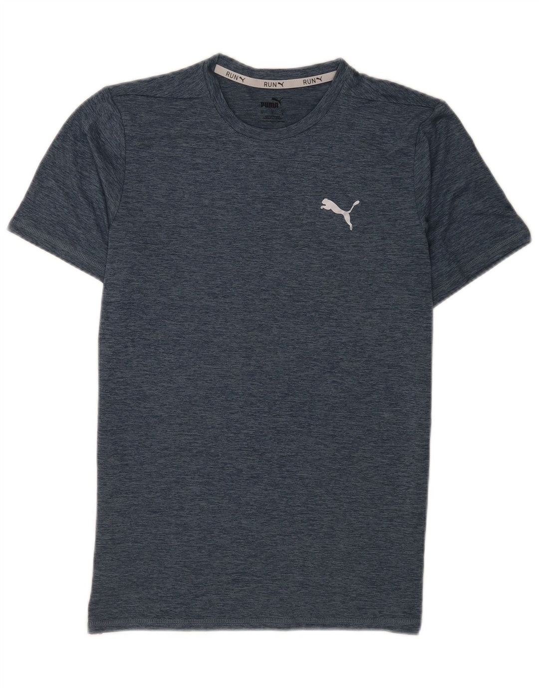 Puma T-Shirt Homme Petit Bleu Marine Moucheté