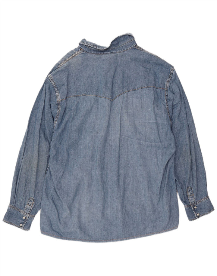 Lee Chemise en Jean XL Bleu Coton Homme