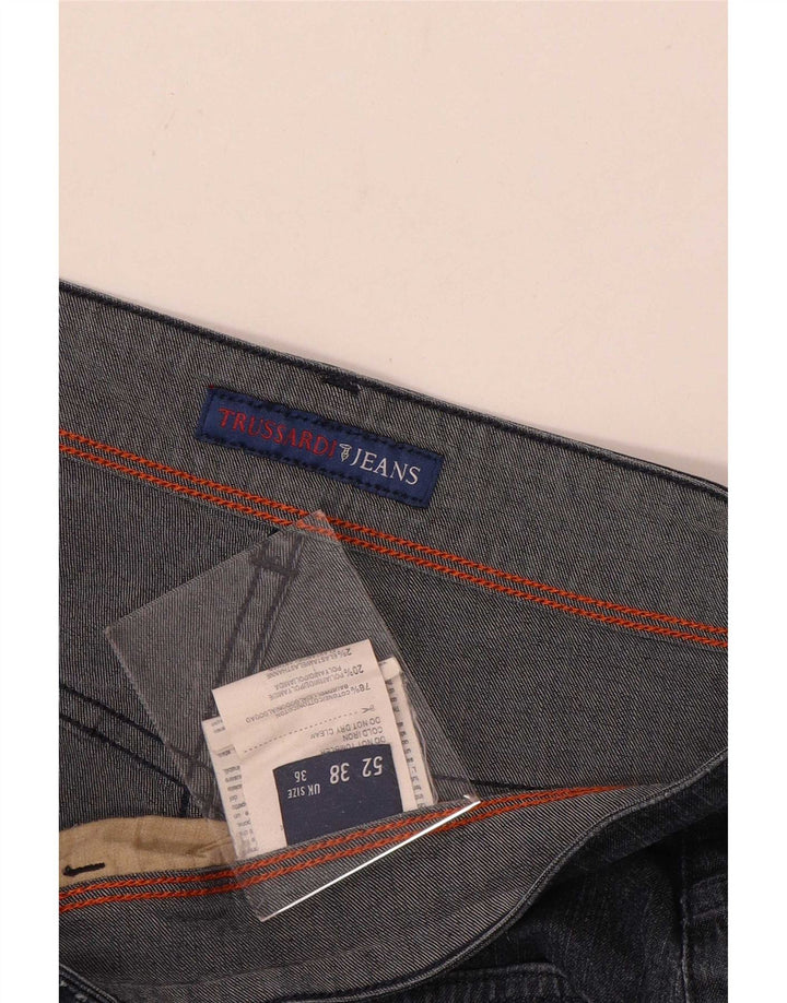 Trussardi Short en Jean W36 Large Bleu Marine Coton Homme