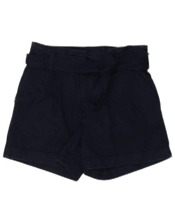 Oasis Short Chino Femme UK 8 Small W28 Bleu Marine Coton