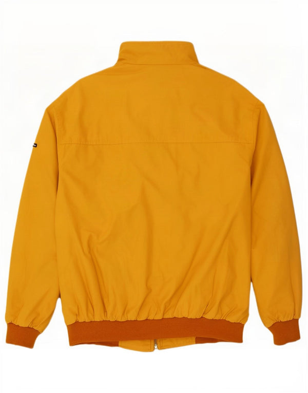 Vintage Mens Loose Fit Windbreaker Jacket UK 42 XL Yellow Colourblock