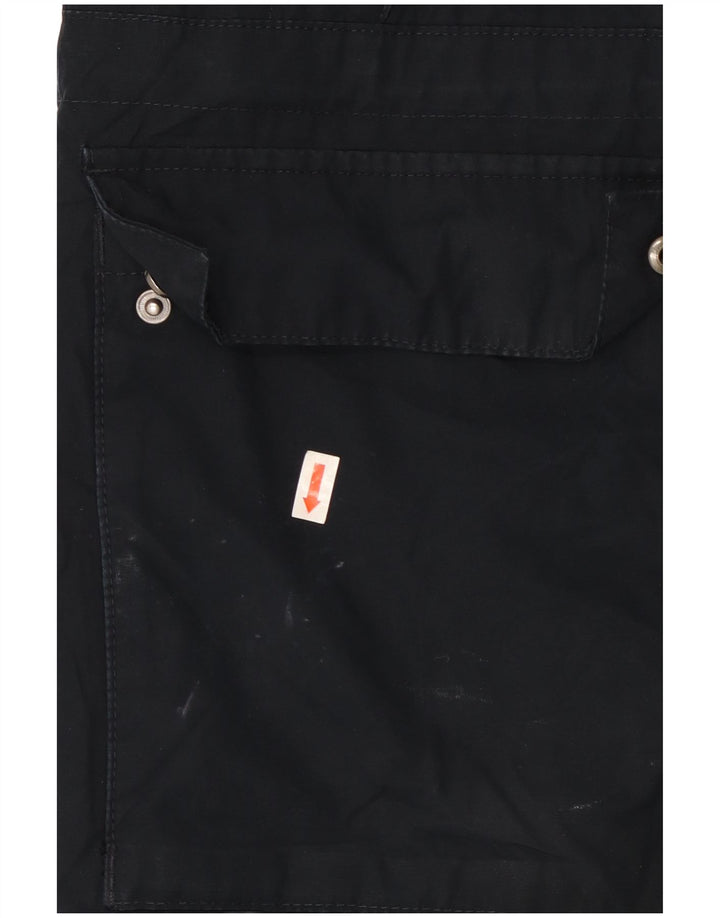 Marks & Spencer Veste utilitaire à capuche pour homme UK 38 Bleu marine moyen Coton