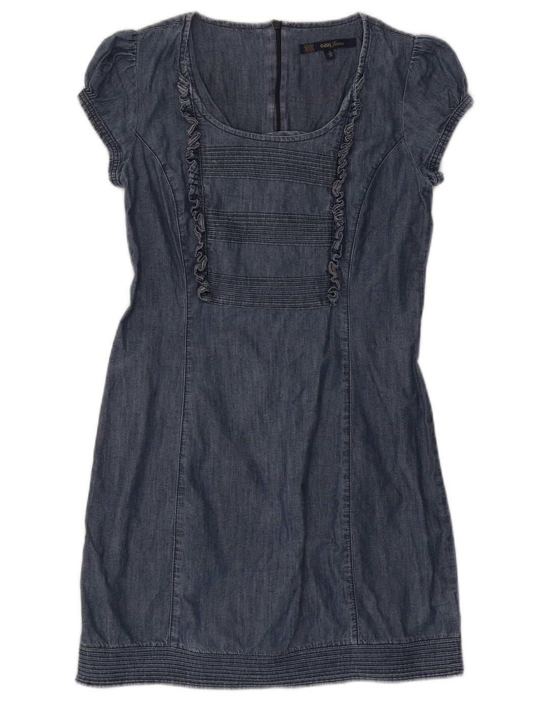 Oasis Robe fourreau pour femme UK 12 Bleu marine moyen