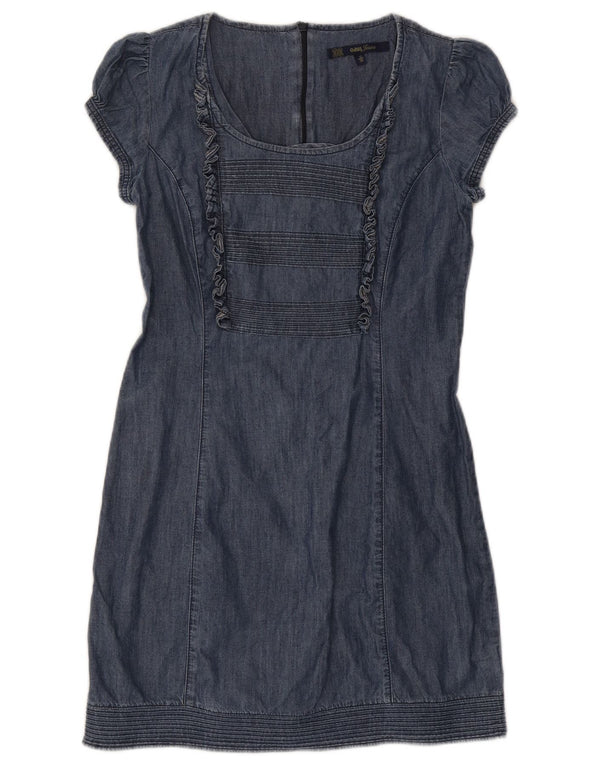 Oasis Robe fourreau pour femme UK 12 Bleu marine moyen