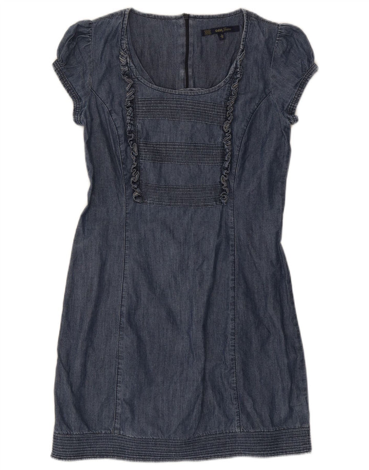 Oasis Robe fourreau pour femme UK 12 Bleu marine moyen