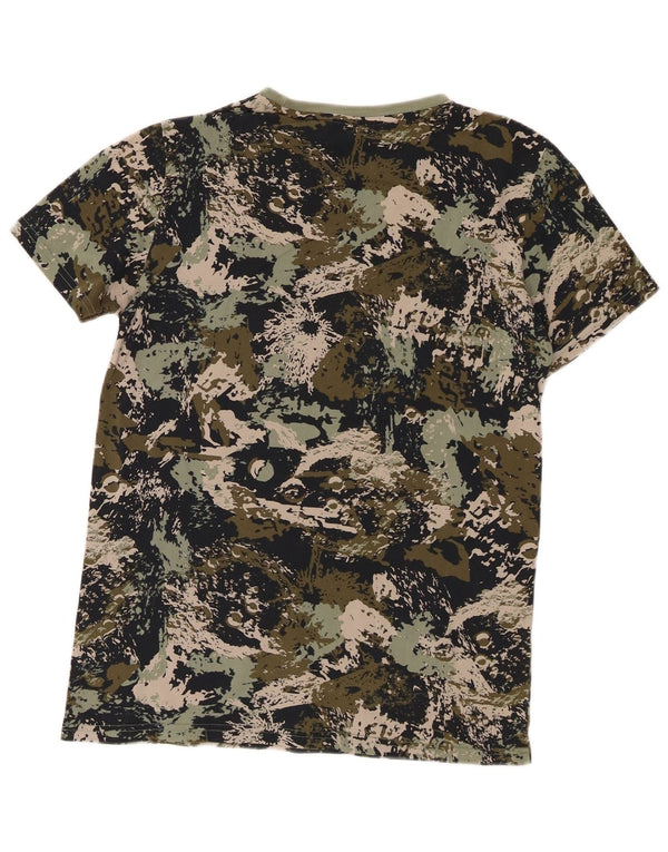 Puma T-shirt graphique pour garçon 15-16 ans 2XL Vert Camouflage Coton