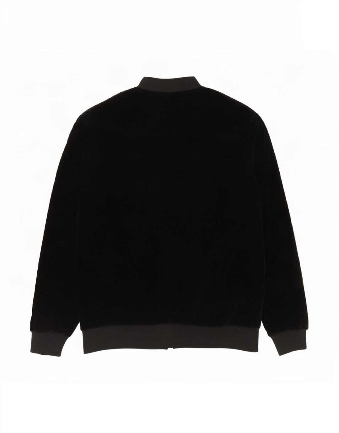 Zara Veste Bomber Homme UK 40 Large Noir Polyester