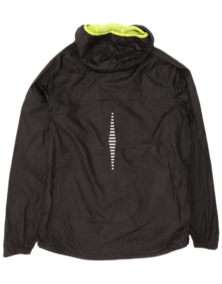 Mountain Warehouse Veste de pluie à capuche pour homme UK 38 Medium Noir Polyester