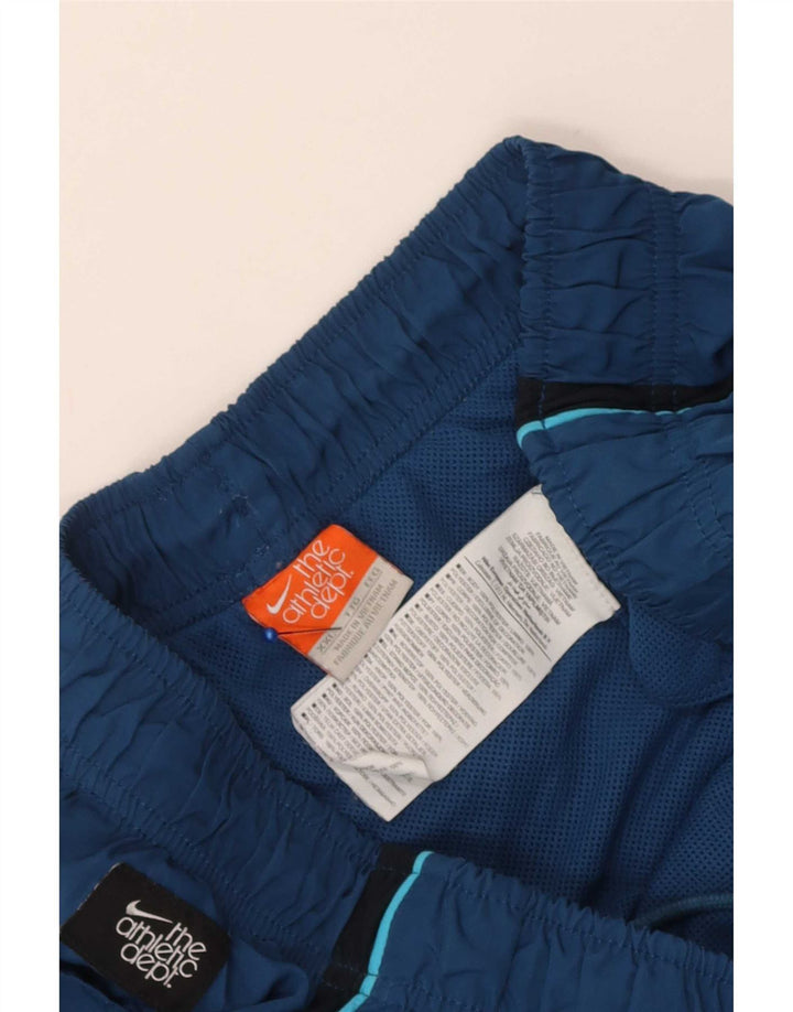 Nike Short de bain pour homme 2XL Bleu Colorblock Polyester