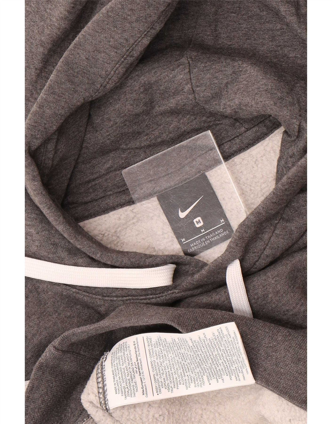 Nike Pull à capuche en coton gris moyen pour homme