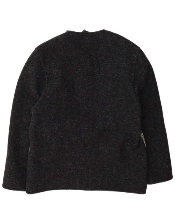 Giesswein Pull Cardigan Coupe Nouveauté pour Femme UK 18 XL Gris Colorblock