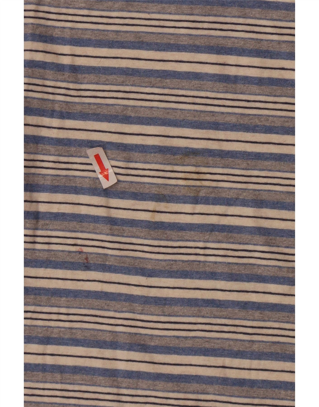 Fat Face T-Shirt Homme Haut Large Bleu Rayé Coton