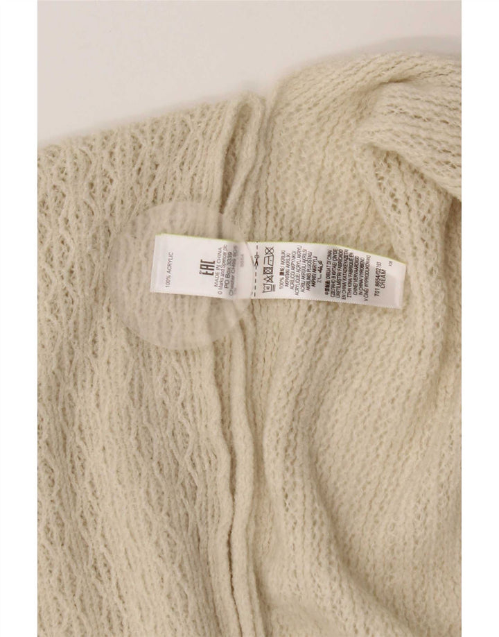 Marks & Spencer Poncho Cardigan Pull Taille Unique Acrylique Blanc cassé pour Femme